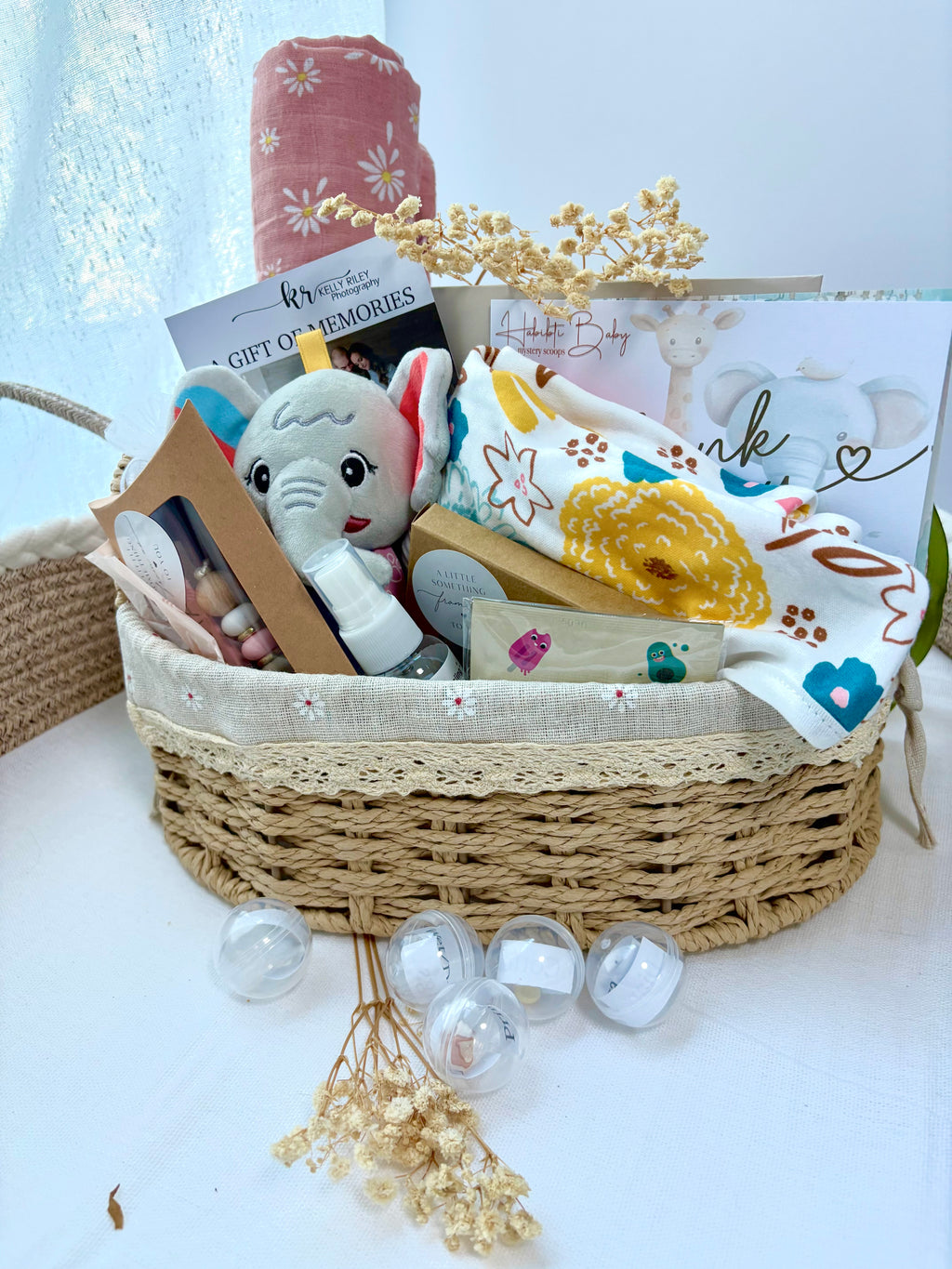 Baby gift basket add-on