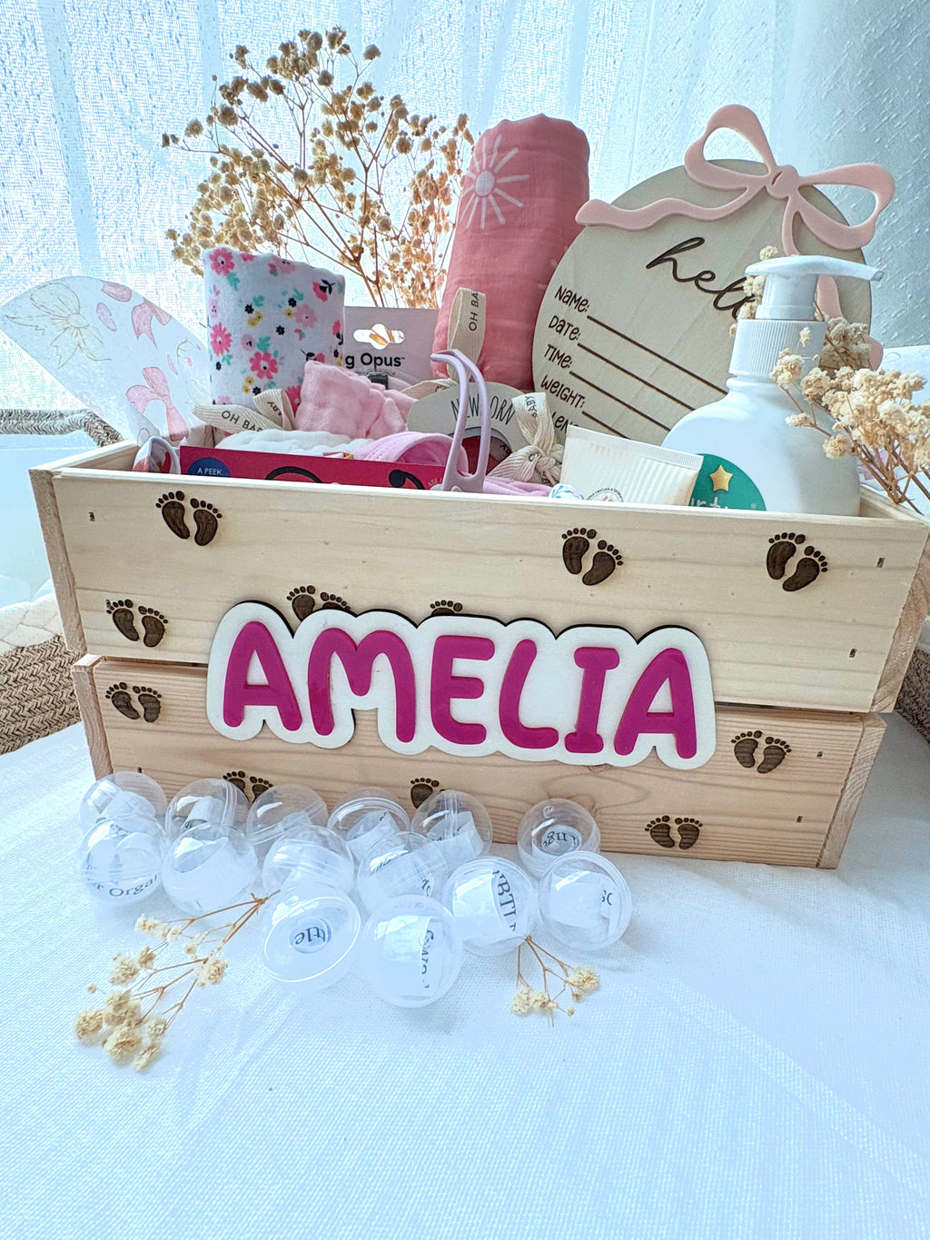Personalised Baby Crate Add-on