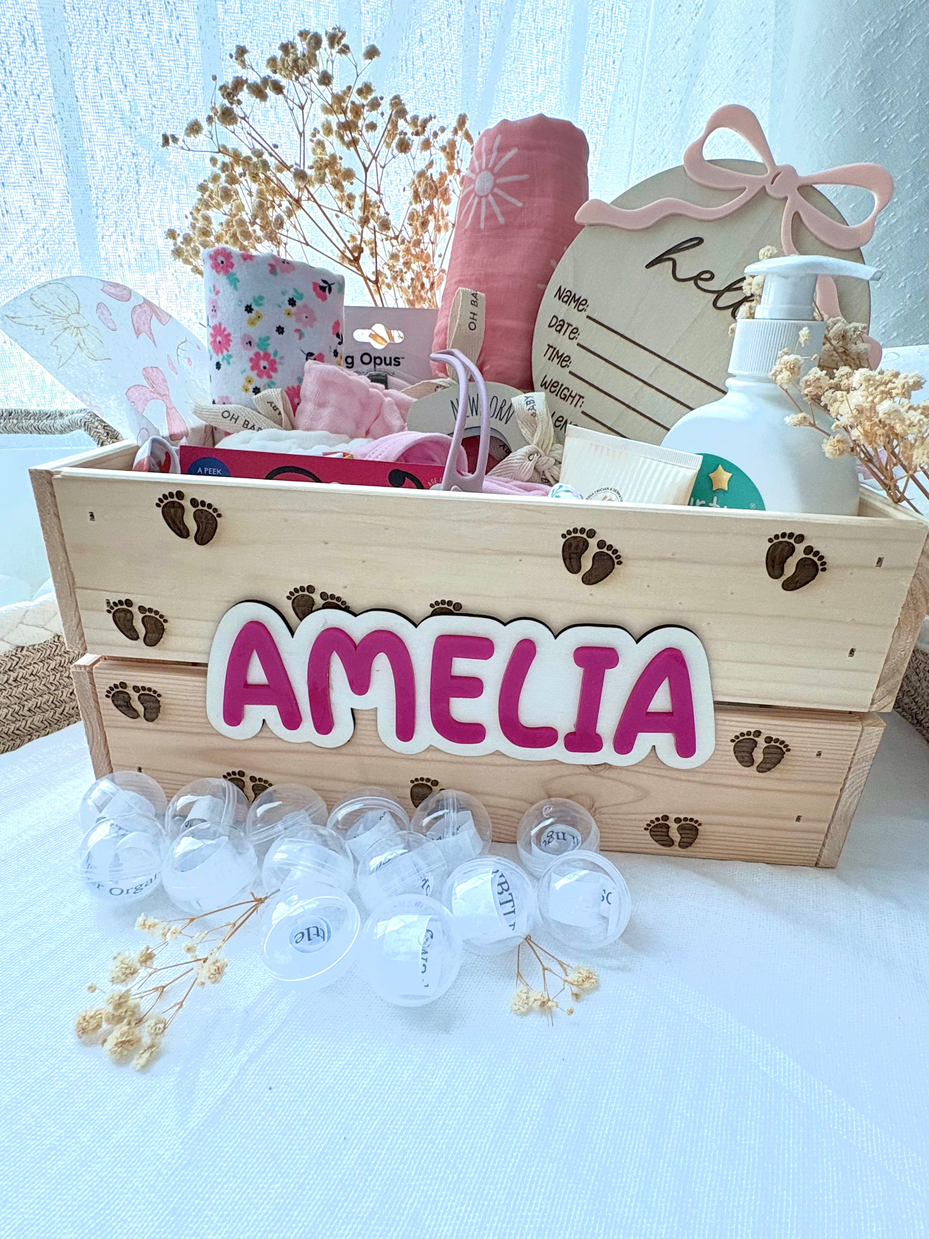 Personalised Baby Crate Add-on